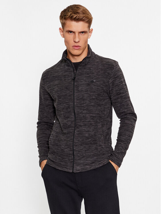 Флисовая куртка стандартного кроя 4F, черный 
Флисовая куртка стандартного кроя 4F, черный