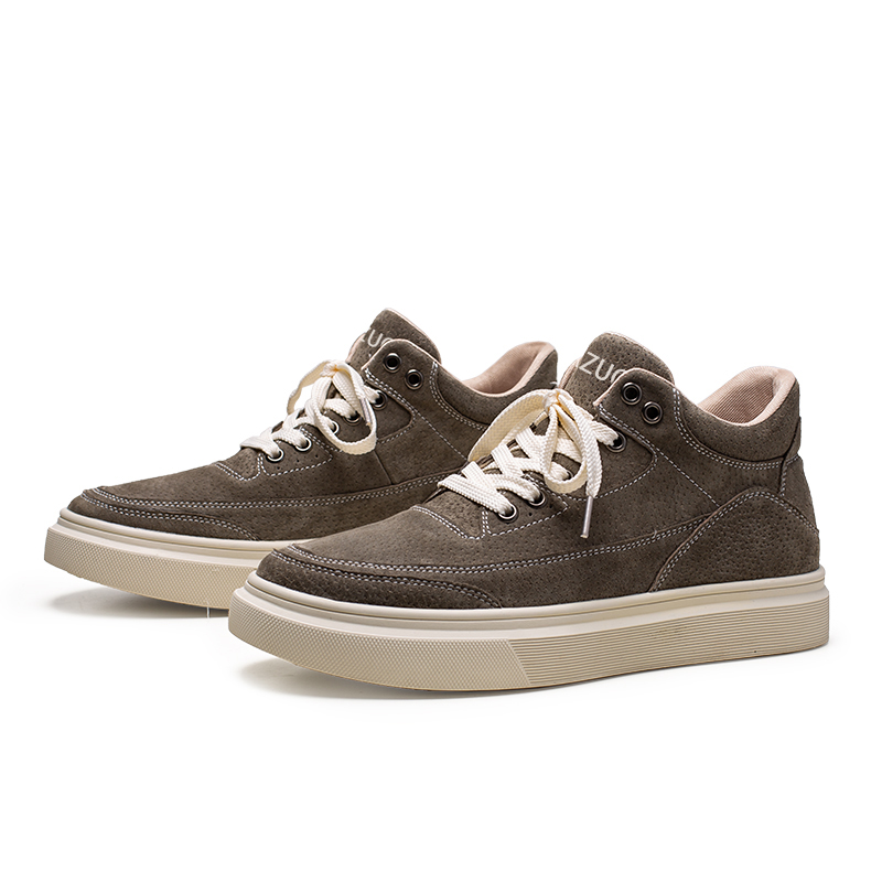 Мужские высокие противоскользящие износостойкие скейтерские кроссовки Khaki
Мужские высокие противоскользящие износостойкие скейтерские кроссовки Khaki