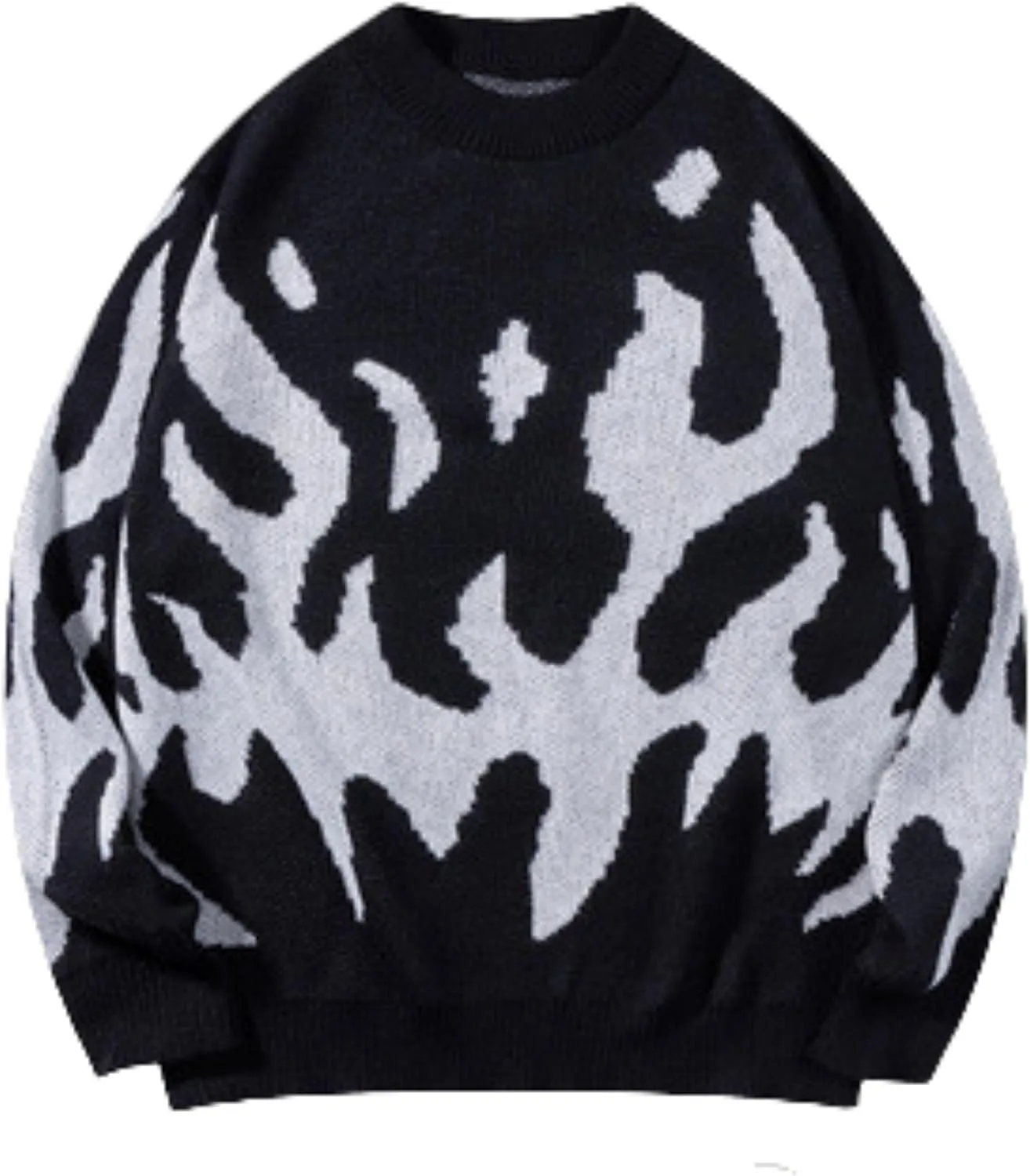 BAIMORE мужской свитер с абстрактным принтом в виде пламени
BAIMORE мужской свитер с абстрактным принтом в виде пламени