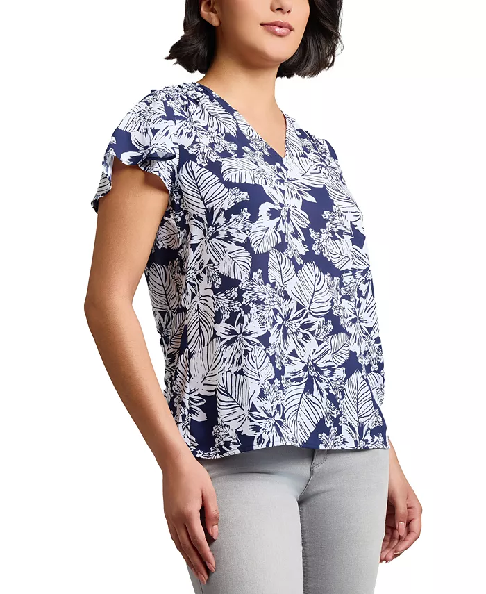 Миниатюрный топ с цветочным принтом и сборками Jones New York, синий
Миниатюрный топ с цветочным принтом и сборками Jones New York, синий