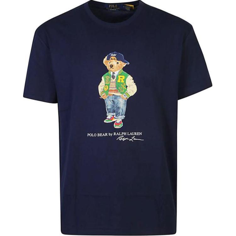 Классическая футболка Polo Bear Ralph Lauren, синяя
Классическая футболка Polo Bear Ralph Lauren, синяя