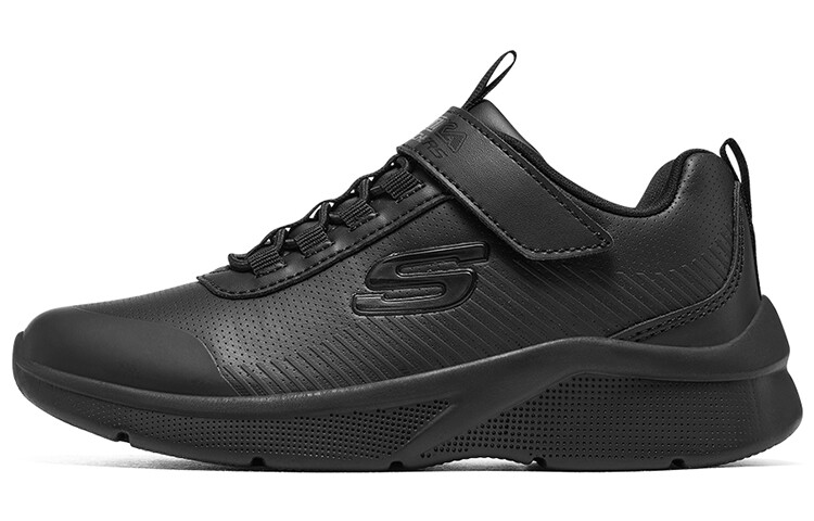 Кроссовки детские для девочек GS Low-top All Black Skechers, черный 
Кроссовки детские для девочек GS Low-top All Black Skechers, черный