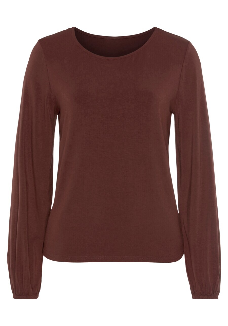 Лонгслив Lascana, коричневый
Лонгслив Lascana, коричневый