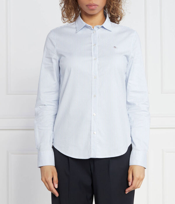 Рубашка женская Gant в полоску, голубой
Рубашка женская Gant в полоску, голубой