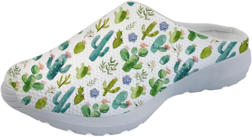 Садовые тапочки, сабо, нескользящие рабочие сандалии для поваров, медсестер и мужчин с поддержкой свода стопы, с принтом колибри и ромашек Forchrinse, Cactus
Садовые тапочки, сабо, нескользящие рабочие сандалии для поваров, медсестер и мужчин с поддержкой свода стопы, с принтом колибри и ромашек Forchrinse, Cactus