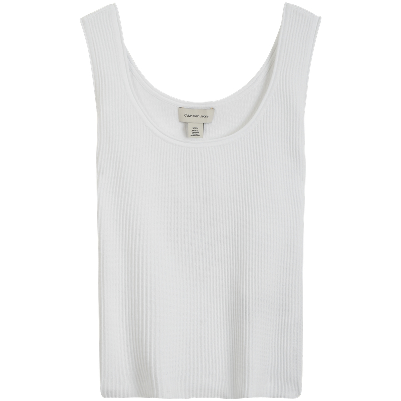 Calvin Klein SS25 Вязаный топ для женщин Moon White
Calvin Klein SS25 Вязаный топ для женщин Moon White