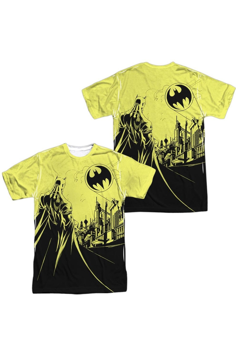 Футболка с коротким рукавом для взрослых из 100% полиэстера с принтом Batman Bat Signal (спереди/сзади) Gildan, белый
Футболка с коротким рукавом для взрослых из 100% полиэстера с принтом Batman Bat Signal (спереди/сзади) Gildan, белый