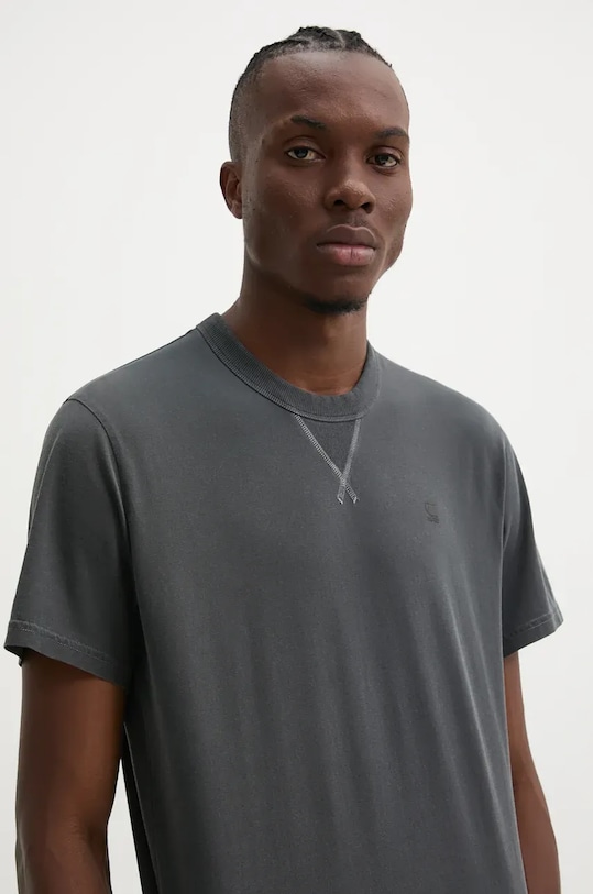 Хлопковая футболка G-Star, серый 
Хлопковая футболка G-Star, серый