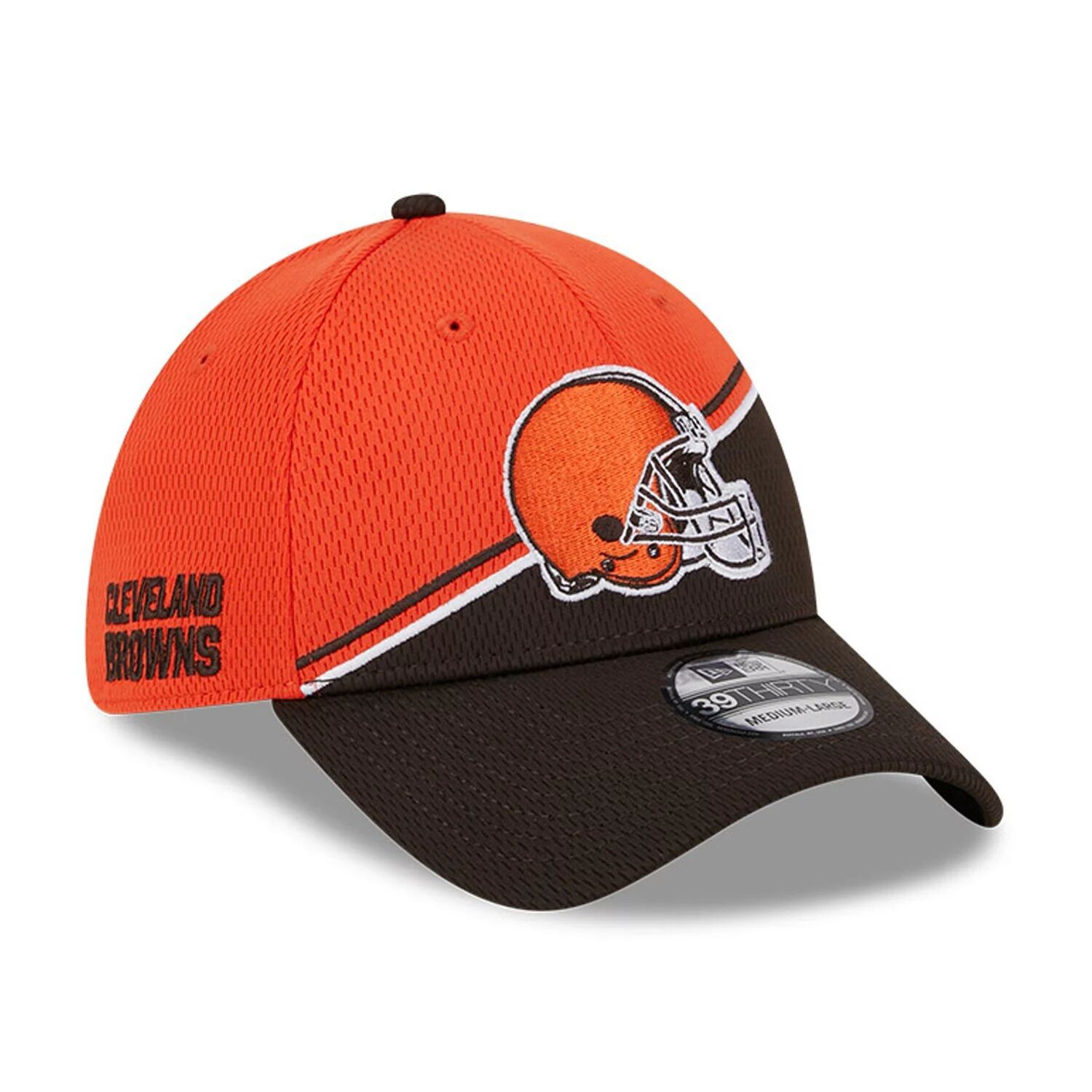 Мужская кепка New Era оранжево-коричневая Cleveland Browns 2023 Sideline 39THIRTY Flex Hat 
Мужская кепка New Era оранжево-коричневая Cleveland Browns 2023 Sideline 39THIRTY Flex Hat
