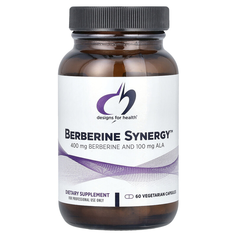 Designs For Health, Berberine Synergy, 60 Vegetarian Capsules 
Designs For Health, Berberine Synergy, 60 Vegetarian Capsules