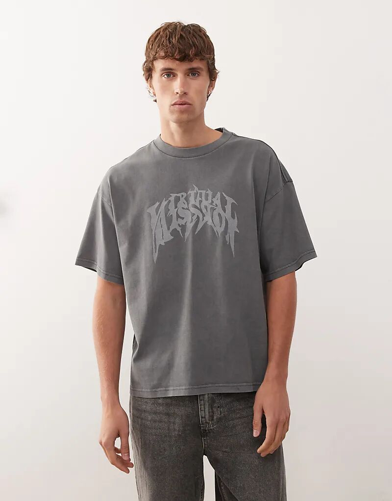 Футболка свободного кроя Weekday свободного кроя с текстовым графическим принтом черного цвета
Футболка свободного кроя Weekday свободного кроя с текстовым графическим принтом черного цвета