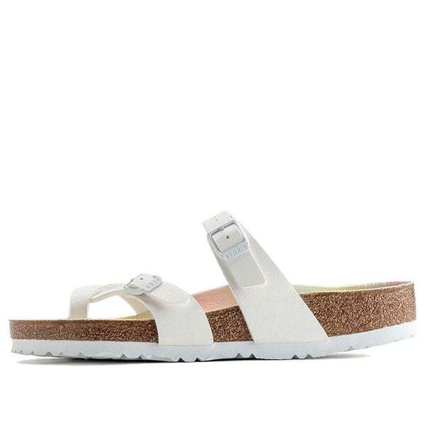 Тапочки mayari vegan birko-flor nubuck sandals 'white' Birkenstock, белый
Тапочки mayari vegan birko-flor nubuck sandals 'white' Birkenstock, белый