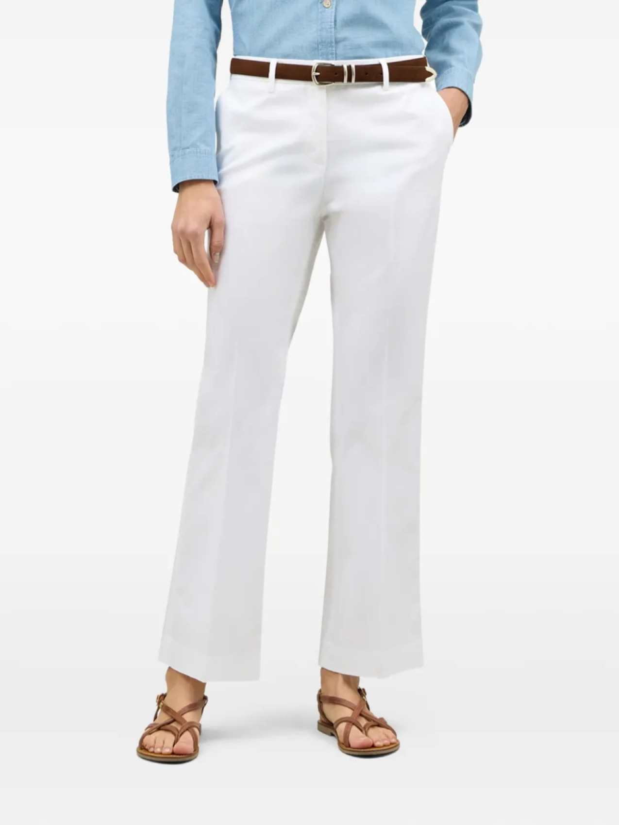 Расклешенные брюки Boglioli, белый
Расклешенные брюки Boglioli, белый