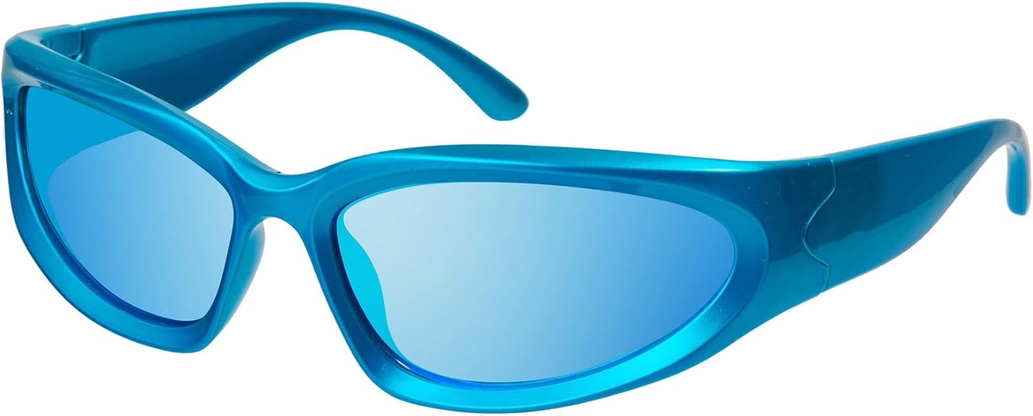 Солнцезащитные очки mosanana Y2k с поляризованными линзами и обтекаемой формой для женщин, модные овальные солнцезащитные очки Swift, футуристические очки в стиле ретро 2000-х, спортивные солнцезащитные очки MS52245, C7 Blue
Солнцезащитные очки mosanana Y2k с поляризованными линзами и обтекаемой формой для женщин, модные овальные солнцезащитные очки Swift, футуристические очки в стиле ретро 2000-х, спортивные солнцезащитные очки MS52245, C7 Blue