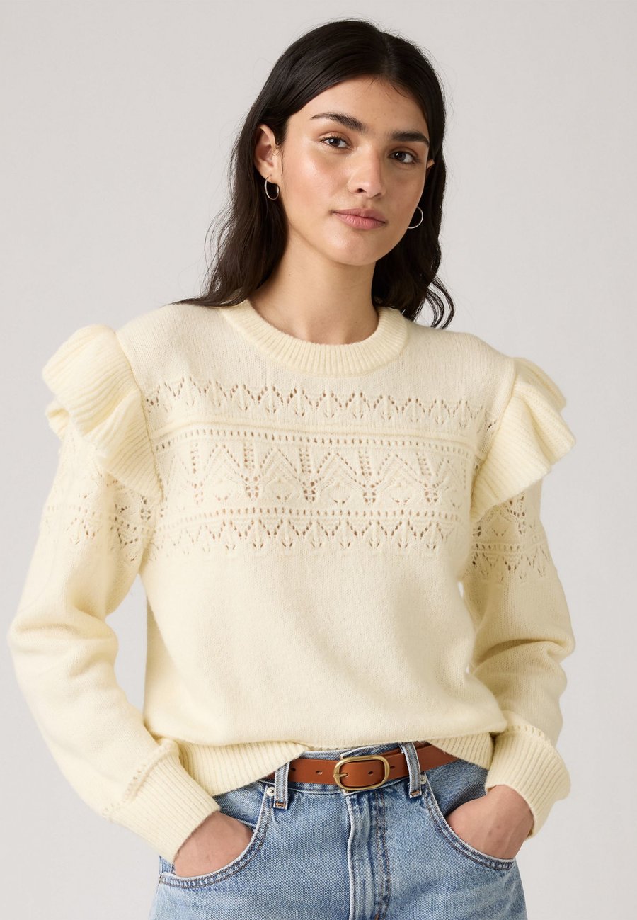 Джемпер Levi's SHANE FLUTTER, Tofu Pointelle/Off-White
Джемпер Levi's SHANE FLUTTER, Tofu Pointelle/Off-White