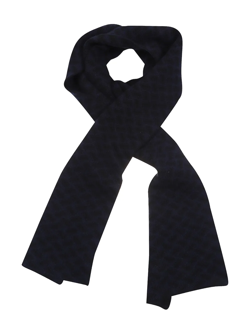 Шарф из шерсти с узором Drumohr, синий
Шарф из шерсти с узором Drumohr, синий