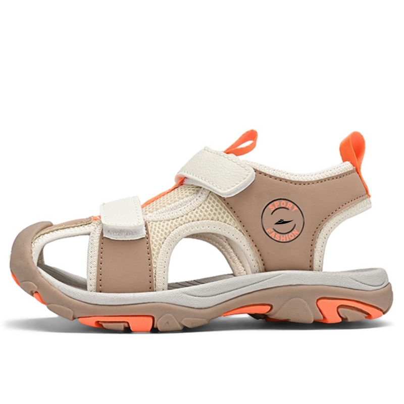 Дышащие сандалии с защитой от ударов для детей Kuding, коричневый
Дышащие сандалии с защитой от ударов для детей Kuding, коричневый