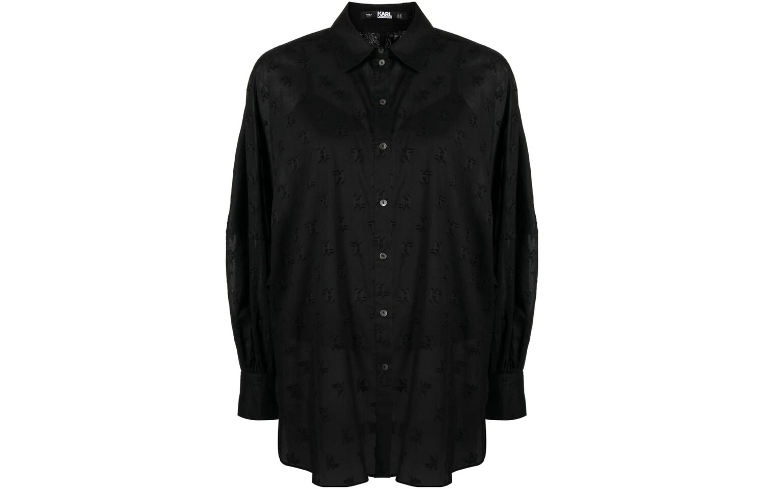 Рубашка женская черная Karl Lagerfeld
Рубашка женская черная Karl Lagerfeld