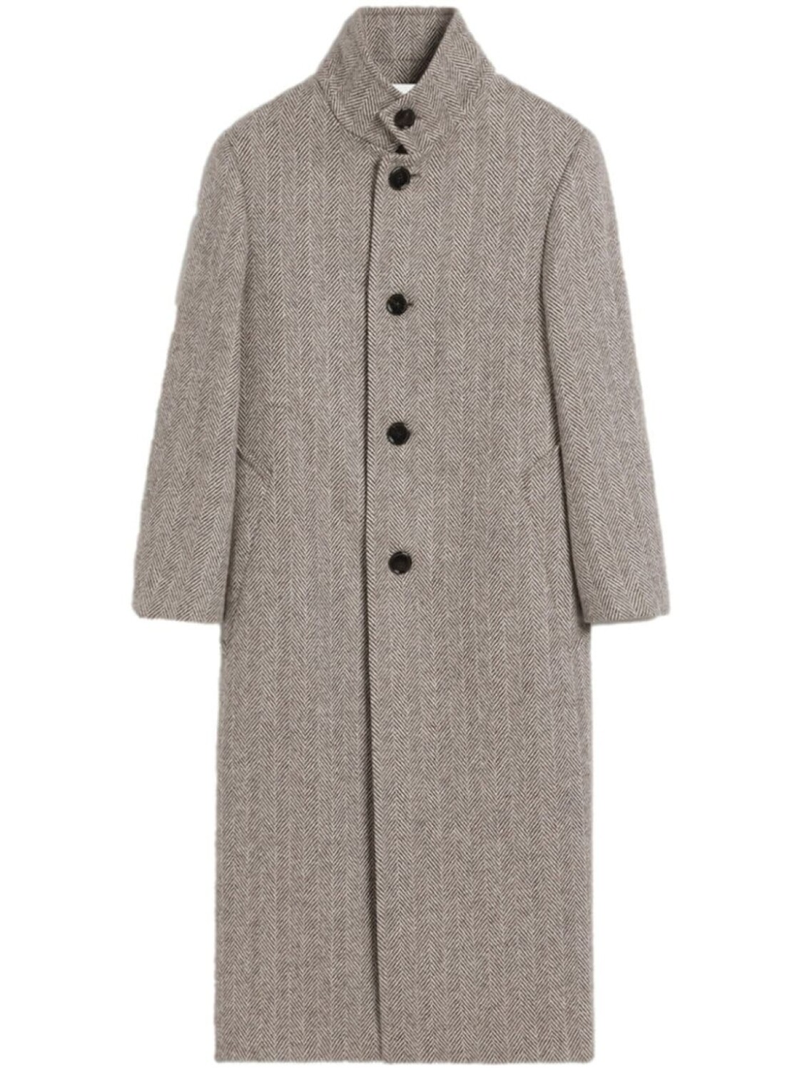 AMI Paris шерстяное пальто с высоким воротником, коричневый
AMI Paris шерстяное пальто с высоким воротником, коричневый