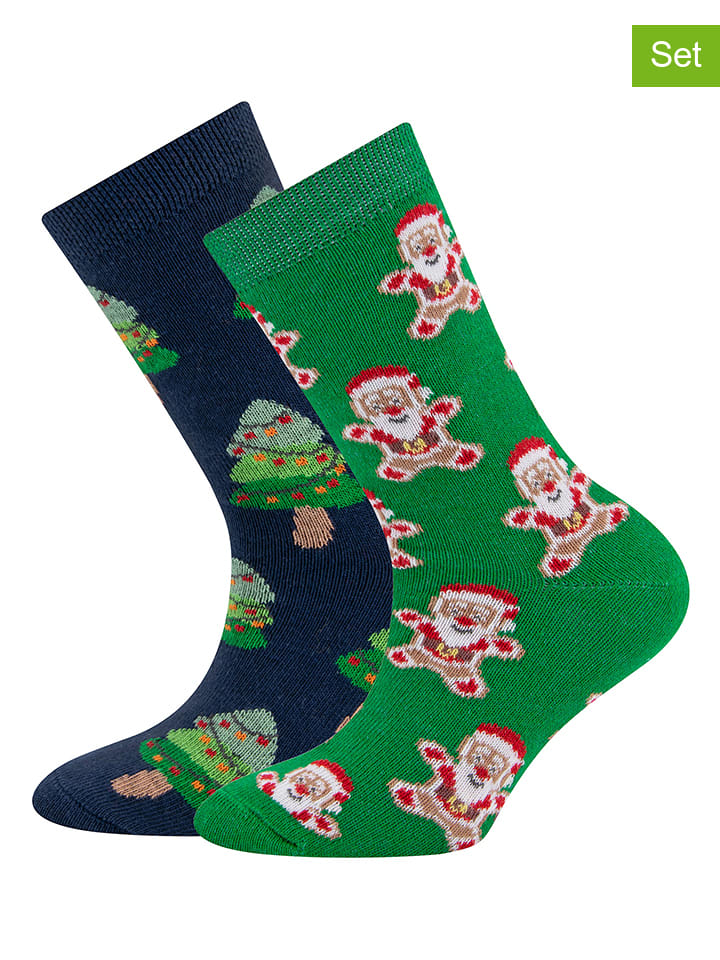 Ewers Комплект из 2 пар: носки зеленого/темно-синего цвета
Ewers Комплект из 2 пар: носки зеленого/темно-синего цвета