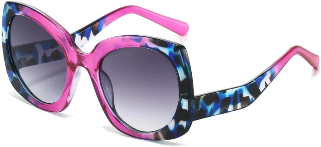 Квадратные женские модные солнцезащитные очки большого размера в стиле ретро с градиентом, защита от УФ-излучения UV400, мужские в стиле панк TVTBBVV, Blue Leopard Purple
Квадратные женские модные солнцезащитные очки большого размера в стиле ретро с градиентом, защита от УФ-излучения UV400, мужские в стиле панк TVTBBVV, Blue Leopard Purple