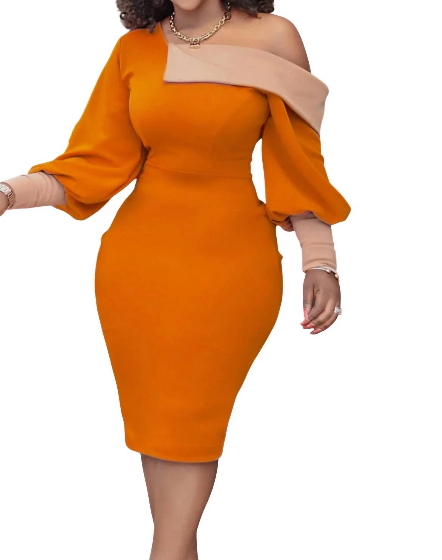 Платье миди Nicole с открытыми плечами и контрастными цветовыми блоками оранжевого цвета Metamorphosis, оранжевый
Платье миди Nicole с открытыми плечами и контрастными цветовыми блоками оранжевого цвета Metamorphosis, оранжевый