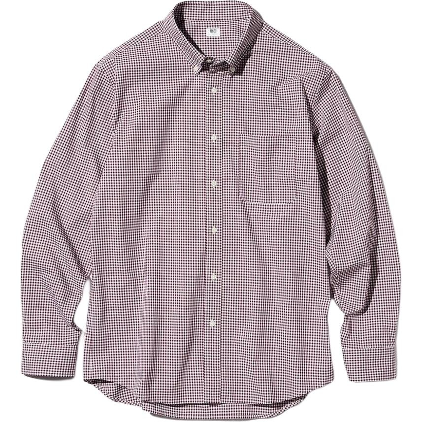 Рубашка унисекс бордовая Uniqlo, бордовый
Рубашка унисекс бордовая Uniqlo, бордовый