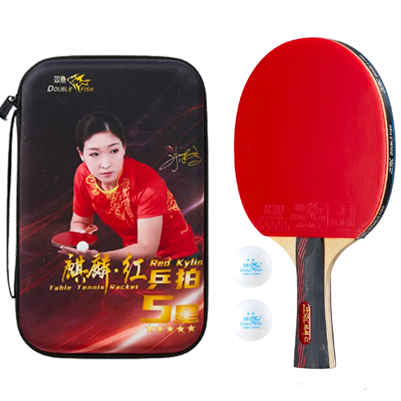 Ракетка для пинг-понга DOUBLE FISH, professional five-star, shakehand grip racket
Ракетка для пинг-понга DOUBLE FISH, professional five-star, shakehand grip racket