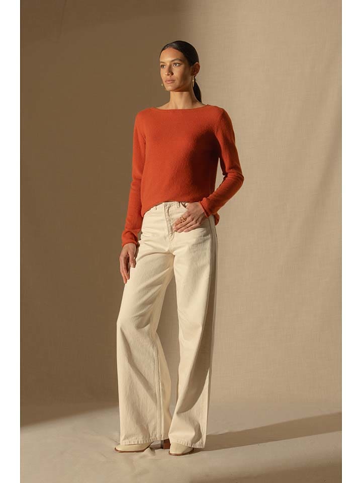 Perfect Cashmere Кашемировый свитер "Меган" оранжевого цвета
Perfect Cashmere Кашемировый свитер "Меган" оранжевого цвета