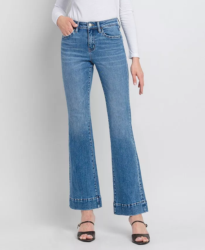 Женские джинсы-клеш с высокой талией и подолом Vervet, синий
Женские джинсы-клеш с высокой талией и подолом Vervet, синий