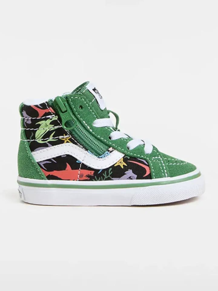 Vans Кожаные кроссовки "SK8-Hi Reissue Side Zip" зеленого цвета
Vans Кожаные кроссовки "SK8-Hi Reissue Side Zip" зеленого цвета