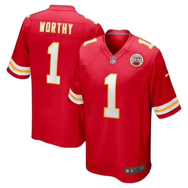 Мужская игровая футболка Xavier Worthy красного цвета Kansas City Chiefs Nike
Мужская игровая футболка Xavier Worthy красного цвета Kansas City Chiefs Nike