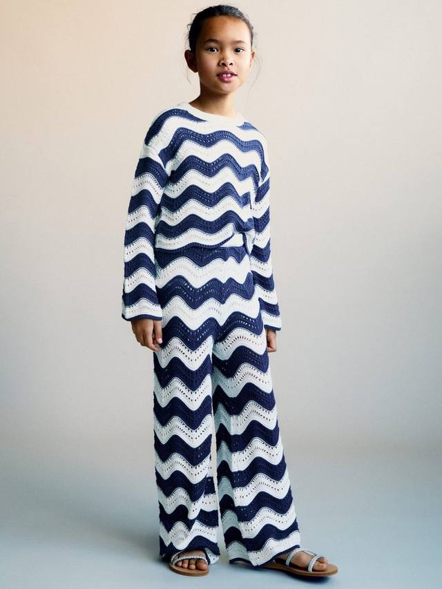 Детский джемпер Hali Cotton Crochet Wave Mango, Medium Blue
Детский джемпер Hali Cotton Crochet Wave Mango, Medium Blue