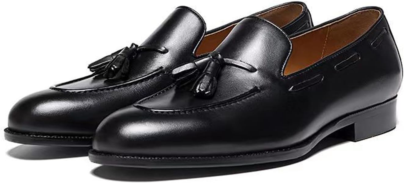 Мужские лоферы Santimon с кисточками, туфли без шнуровки, повседневные и нарядные мокасины современного дизайна, из настоящей кожи, удобные и дышащие, модные туфли под смокинг для мужчин, черный
Мужские лоферы Santimon с кисточками, туфли без шнуровки, повседневные и нарядные мокасины современного дизайна, из настоящей кожи, удобные и дышащие, модные туфли под смокинг для мужчин, черный