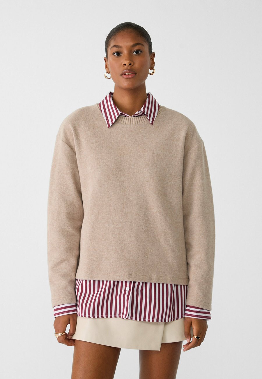 Топ Stradivarius BASIC ROUND NECK, Light Brown
Топ Stradivarius BASIC ROUND NECK, Light Brown