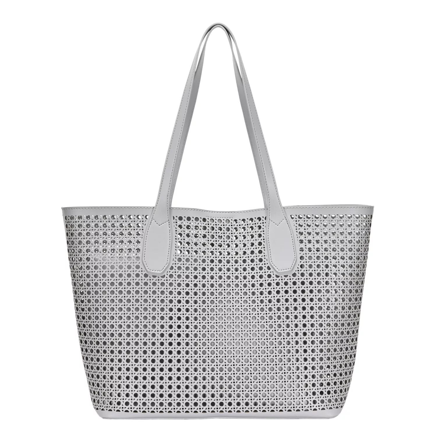 Miztique Сумка-тоут и клатч из веганской кожи с принтом Miztique, серо-коричневый 
Miztique Сумка-тоут и клатч из веганской кожи с принтом Miztique, серо-коричневый