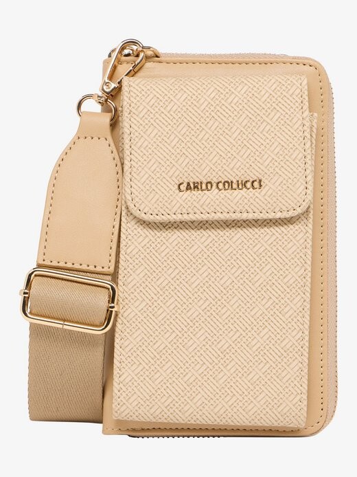 Сумка для мобильного телефона di gesaro Carlo Colucci, бежевый
Сумка для мобильного телефона di gesaro Carlo Colucci, бежевый