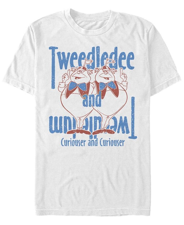 Мужская футболка с коротким рукавом «Алиса в стране чудес» Tweedles Fifth Sun, белый 
Мужская футболка с коротким рукавом «Алиса в стране чудес» Tweedles Fifth Sun, белый