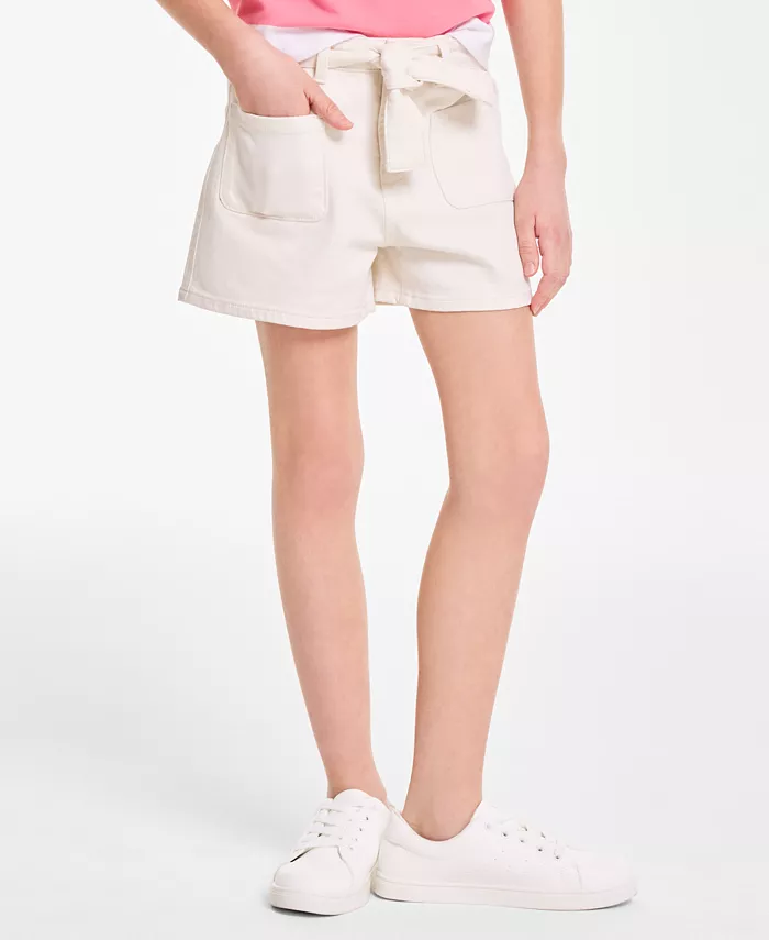 Джинсовые шорты с поясом для девушек больших размеров Tommy Hilfiger, белый
Джинсовые шорты с поясом для девушек больших размеров Tommy Hilfiger, белый