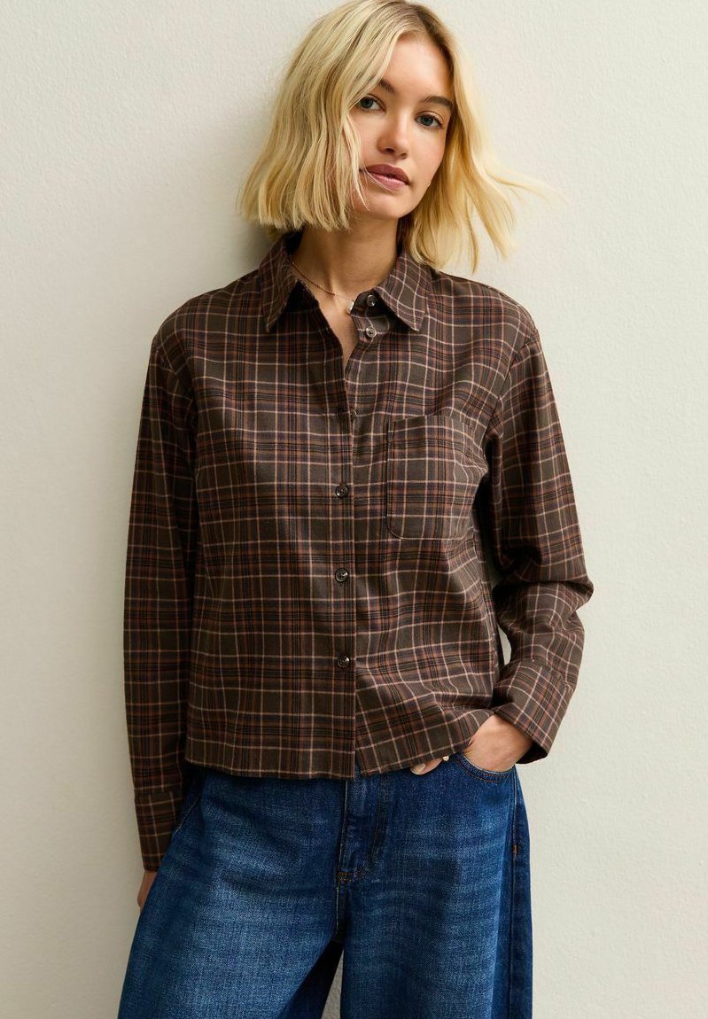 Блуза New Look TARTAN CHECKED CROPPED, Brown Pattern/Brown
Блуза New Look TARTAN CHECKED CROPPED, Brown Pattern/Brown