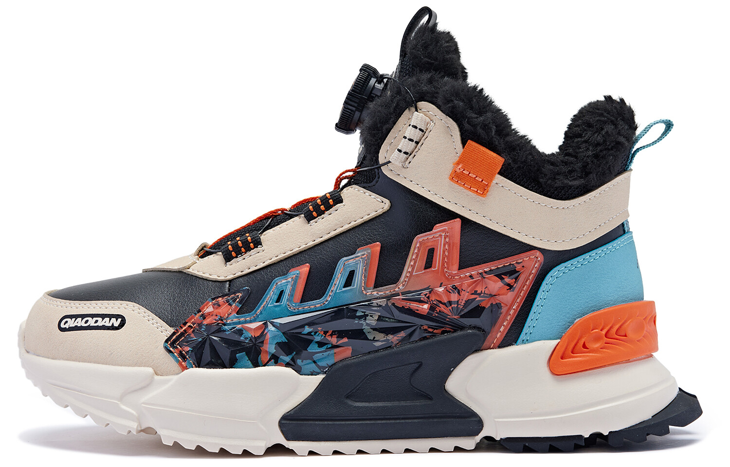 Детская повседневная обувь для начальной школы, кроссовки, кроссовки Qiaodan, цвет Black/birch 
Детская повседневная обувь для начальной школы, кроссовки, кроссовки Qiaodan, цвет Black/birch