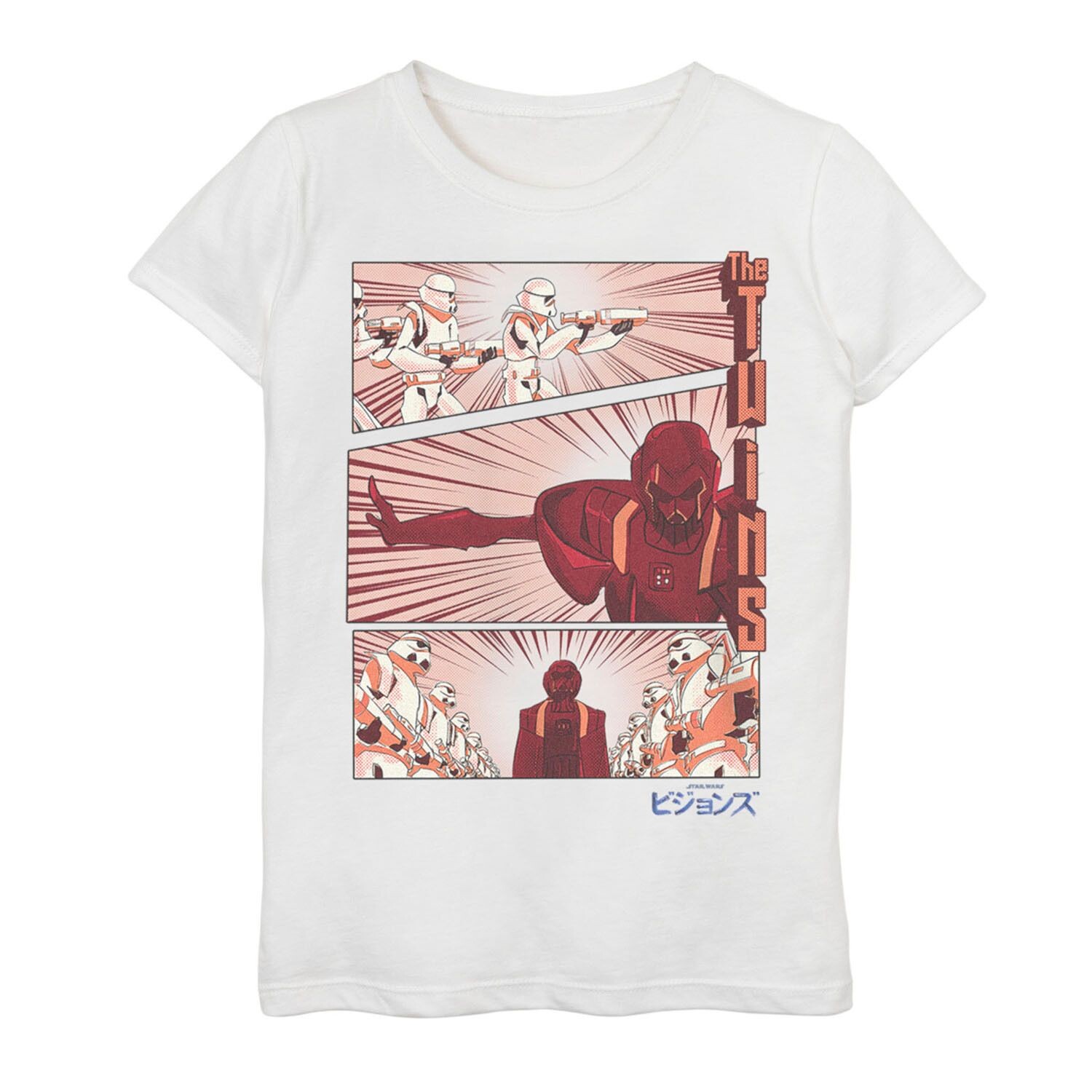 Футболка с плакатом и графическим изображением «Звездные войны: Видения противоборства» для девочек 7–16 лет Licensed Character
Футболка с плакатом и графическим изображением «Звездные войны: Видения противоборства» для девочек 7–16 лет Licensed Character