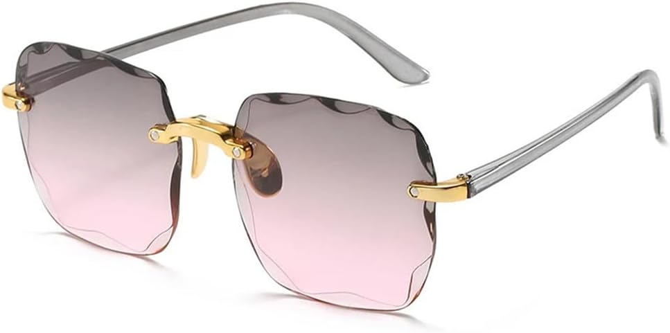 Женские солнцезащитные очки без оправы, модные очки с градиентными линзами, винтажные солнцезащитные очки с металлическими дужками, классические очки с защитой от УФ-излучения UV400 KTUCN, 4
Женские солнцезащитные очки без оправы, модные очки с градиентными линзами, винтажные солнцезащитные очки с металлическими дужками, классические очки с защитой от УФ-излучения UV400 KTUCN, 4