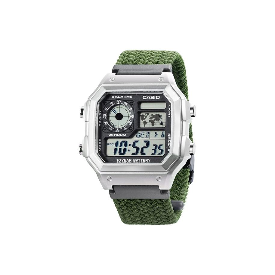 CASIO Часы Unisex Silver Watch, Army Green
CASIO Часы Unisex Silver Watch, Army Green