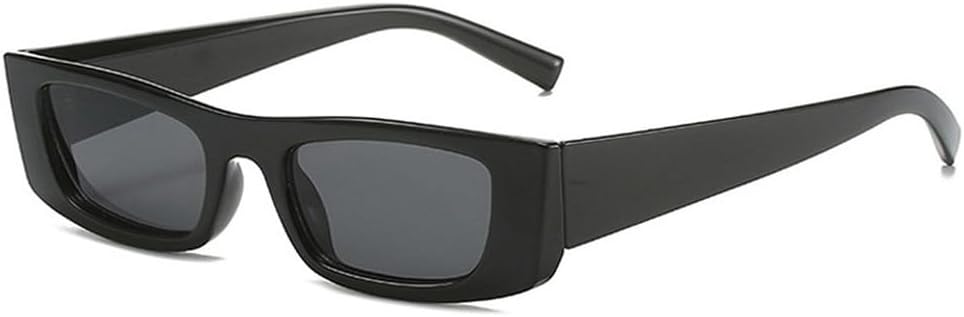 Ретро маленькие прямоугольные солнцезащитные очки-гелевые очка для женщин с градиентным переходом цвета, защита от УФ-излучения UV400, модные сине-желтые солнцезащитные очки HYYZZC, Black Grey
Ретро маленькие прямоугольные солнцезащитные очки-гелевые очка для женщин с градиентным переходом цвета, защита от УФ-излучения UV400, модные сине-желтые солнцезащитные очки HYYZZC, Black Grey