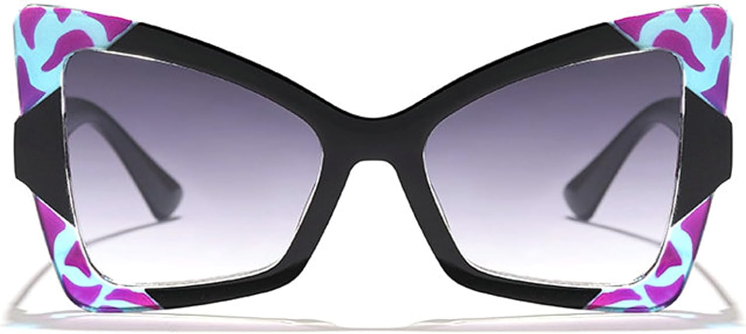 Солнцезащитные очки Helena Fashion Cat Eye Butterfly Sunglasses UV400 для женщин, увеличенного размера, современные, для активного отдыха и путешествий, многоугольные очки, C2
Солнцезащитные очки Helena Fashion Cat Eye Butterfly Sunglasses UV400 для женщин, увеличенного размера, современные, для активного отдыха и путешествий, многоугольные очки, C2