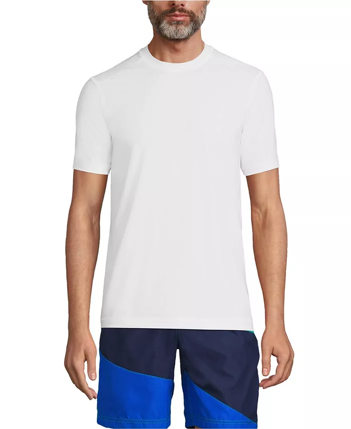 Мужская футболка для плавания с коротким рукавом SunShade UPF 50 охлаждающая защита от раздражения Lands' End, белый
Мужская футболка для плавания с коротким рукавом SunShade UPF 50 охлаждающая защита от раздражения Lands' End, белый