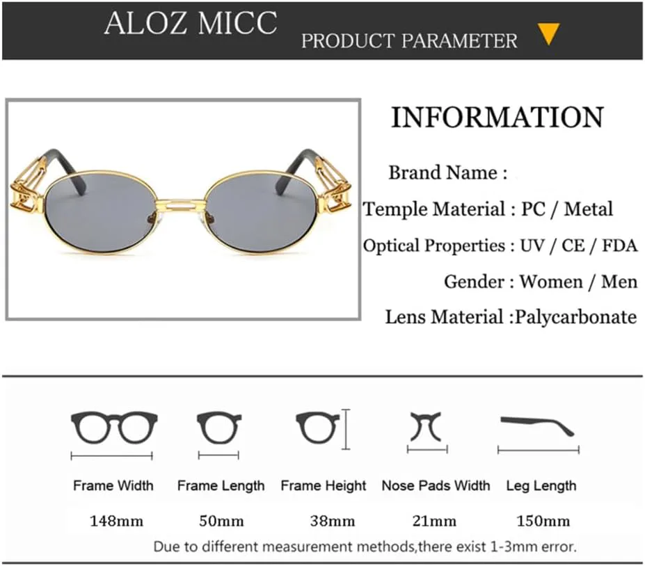 Круглые солнцезащитные очки для женщин, винтажные, мужские, в стиле панк, с металлической оправой, зеркальным покрытием, защита от УФ-излучения UV400 MTZJH, 6
Круглые солнцезащитные очки для женщин, винтажные, мужские, в стиле панк, с металлической оправой, зеркальным покрытием, защита от УФ-излучения UV400 MTZJH, 6