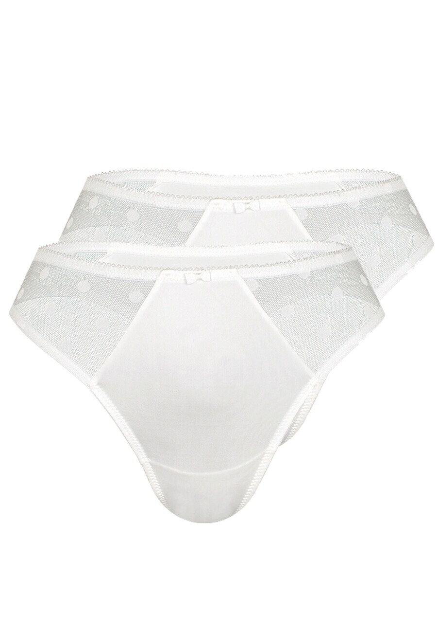 Стринги sassa Thong DOTTED MESH, белый 
Стринги sassa Thong DOTTED MESH, белый