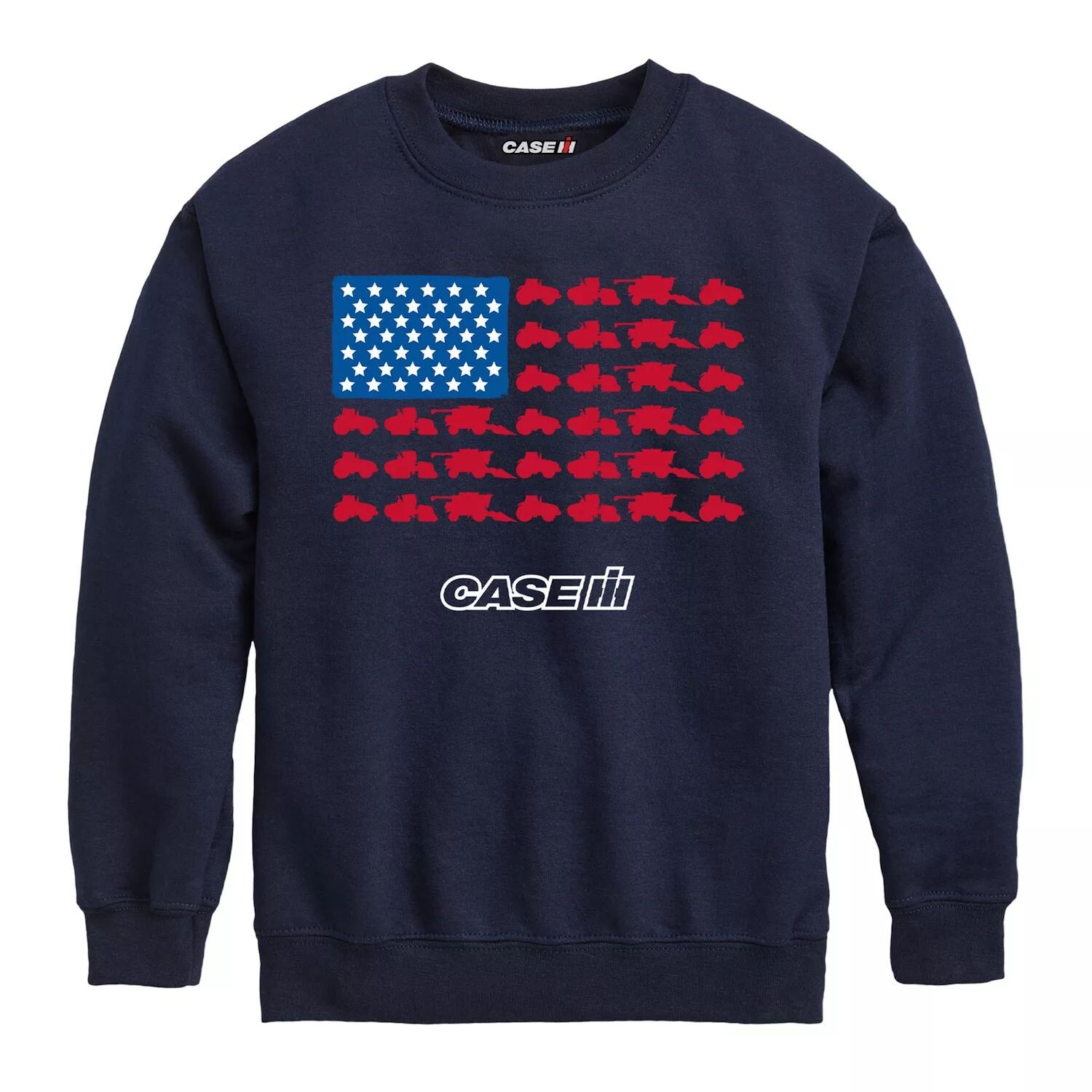 Флисовая толстовка с рисунком Case IH Tractor Flag для мальчиков 8–20 лет Licensed Character, синий
Флисовая толстовка с рисунком Case IH Tractor Flag для мальчиков 8–20 лет Licensed Character, синий